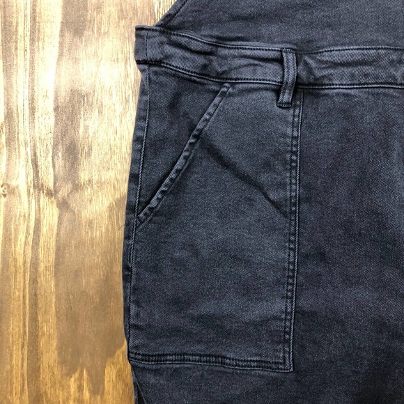 Ava & Viv Black Overalls Adjustable Straps Side Zip Stretch Size 18W NEW - Picture 7 of 15